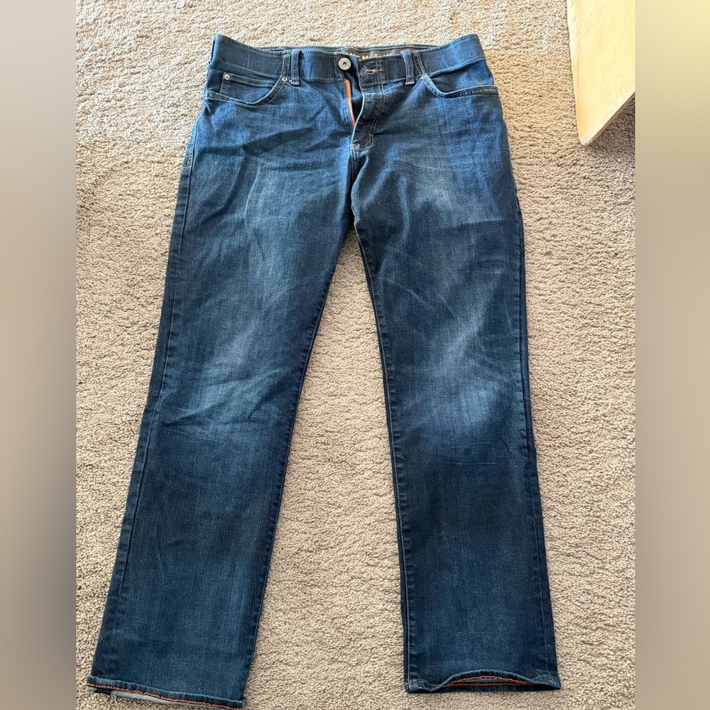 Lee Dark Blue Straight Leg Men’s Jeans